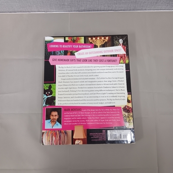 Big-Ass Book of Crafts Paperback Mark Montano Decoupage Painting Repurpose+ - Picture 4 of 13